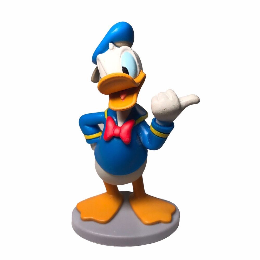 Disney Store Mickey Donald Duck  PVC Collectable Figurine Toy figure Cake Topper